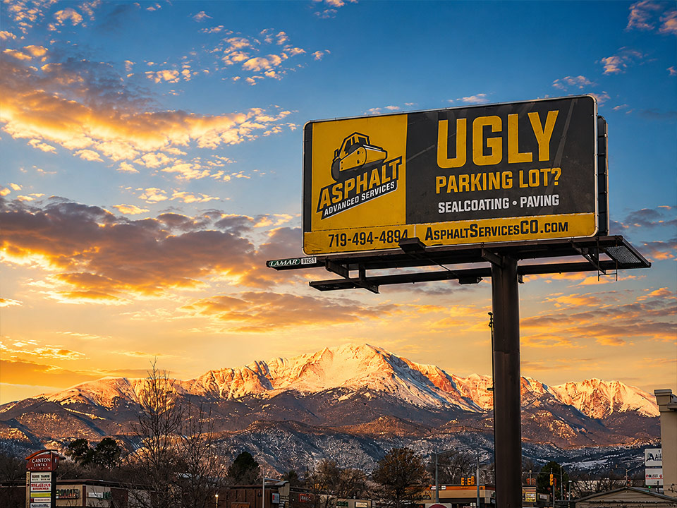 commercial seal coating colorado springs, parking lot seal coating colorado springs, asphalt advanced services