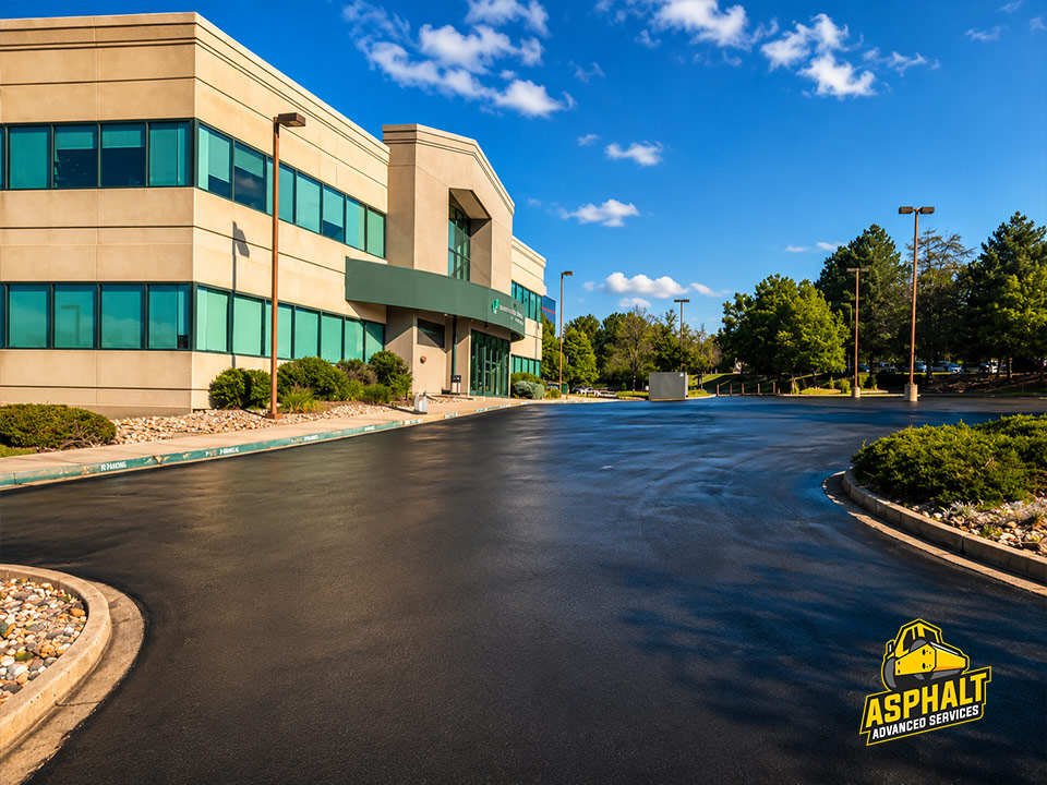 commercial seal coating colorado springs, parking lot seal coating colorado springs, asphalt advanced services